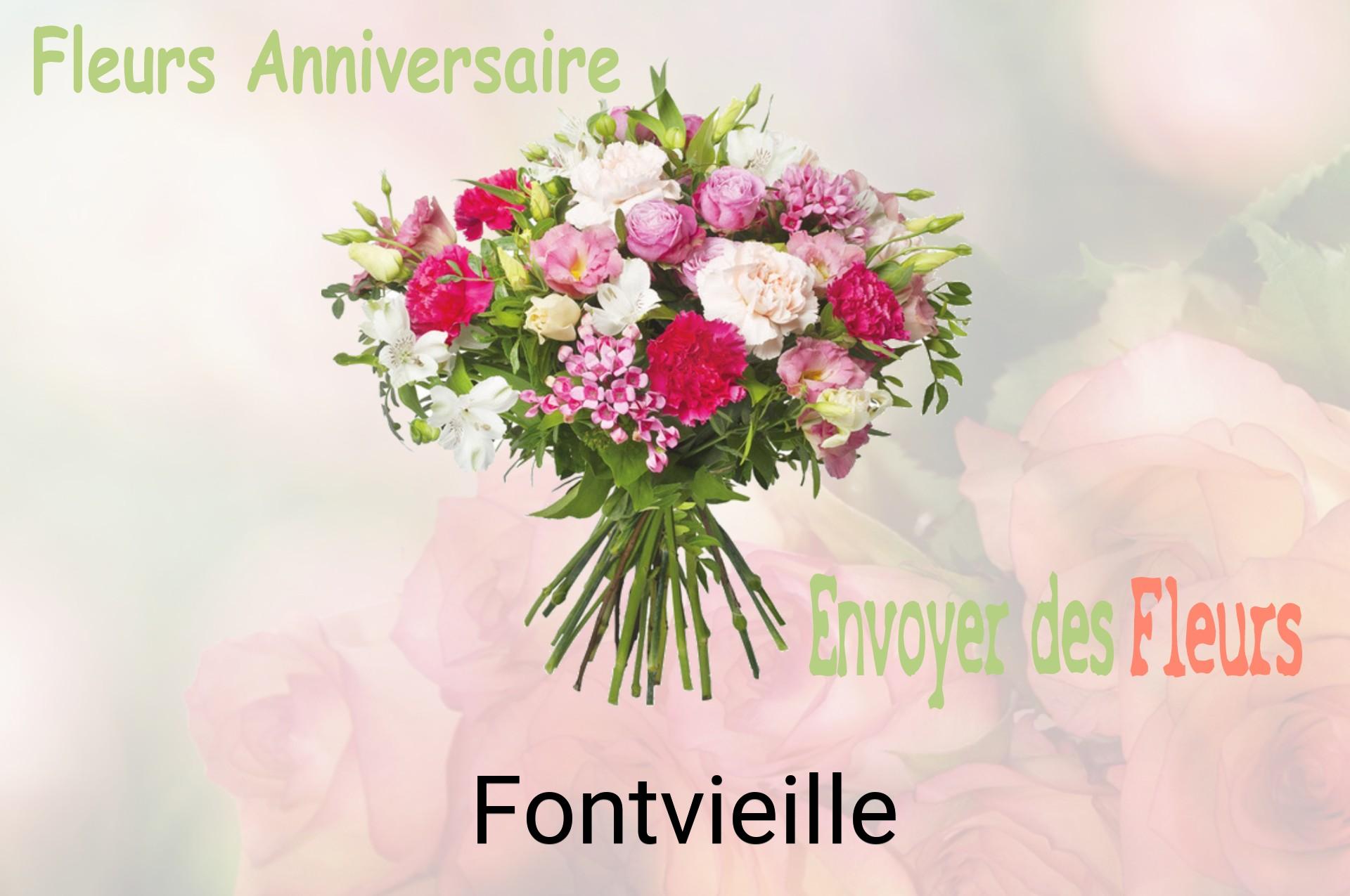 Bouquet de fleurs d’anniversaire livré à Fontvieille
